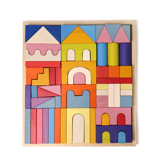 62 Pcs STAINED Large Castle Building Blocks Set - BIG FRENCHIES