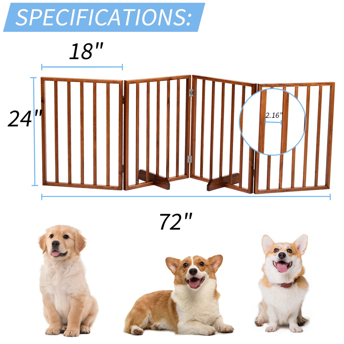 The Wooden Dog Fence Brown