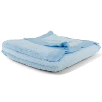 Luxury Satin Border Blanket - Blue - BIG FRENCHIES