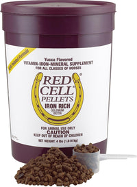 Red Cell Pellet Horse Supplement 4lbs Vitamin Iron Mineral Energy Recovery