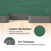 25 Pack-100 Sq.Ft. Foam Floor Tiles Interlocking Carpet Tiles with Edge Borders