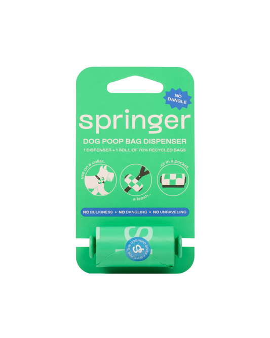 Premium Dog Poop Bag Dispenser + 15 Bags - BIG FRENCHIES