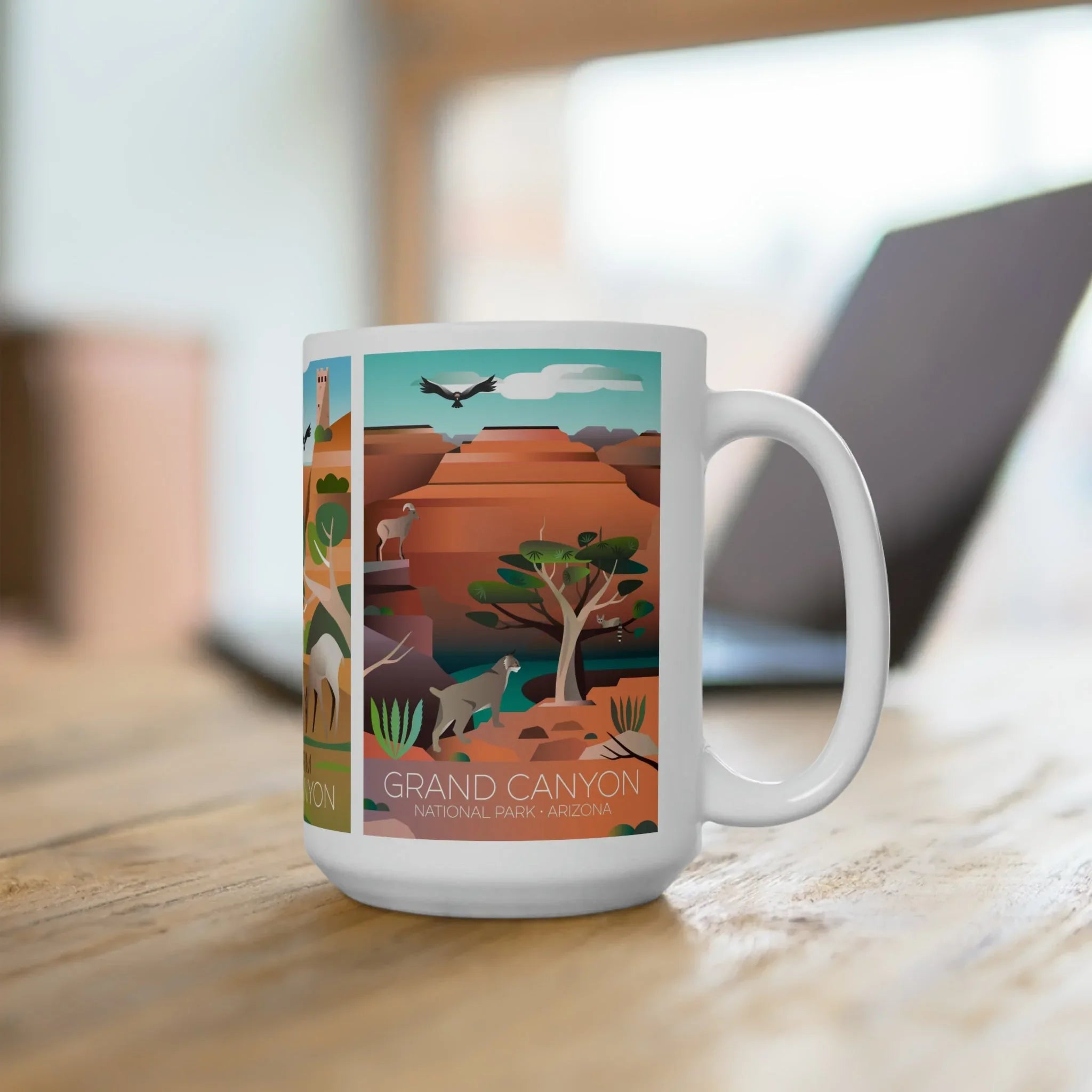 Grand Canyon National Park 3-Image Ceramic Mug 11oz or 15oz - BIG FRENCHIES