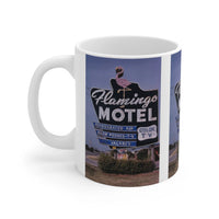 ROADSIDE MUGS - Flamingo Motel Ceramic Mug 11oz - BIG FRENCHIES
