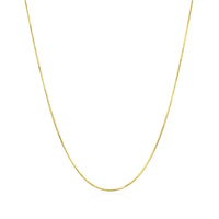 14k Yellow Gold Round Snake Chain 0.7mm