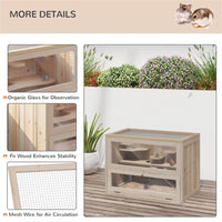 Wooden Hamster Cage