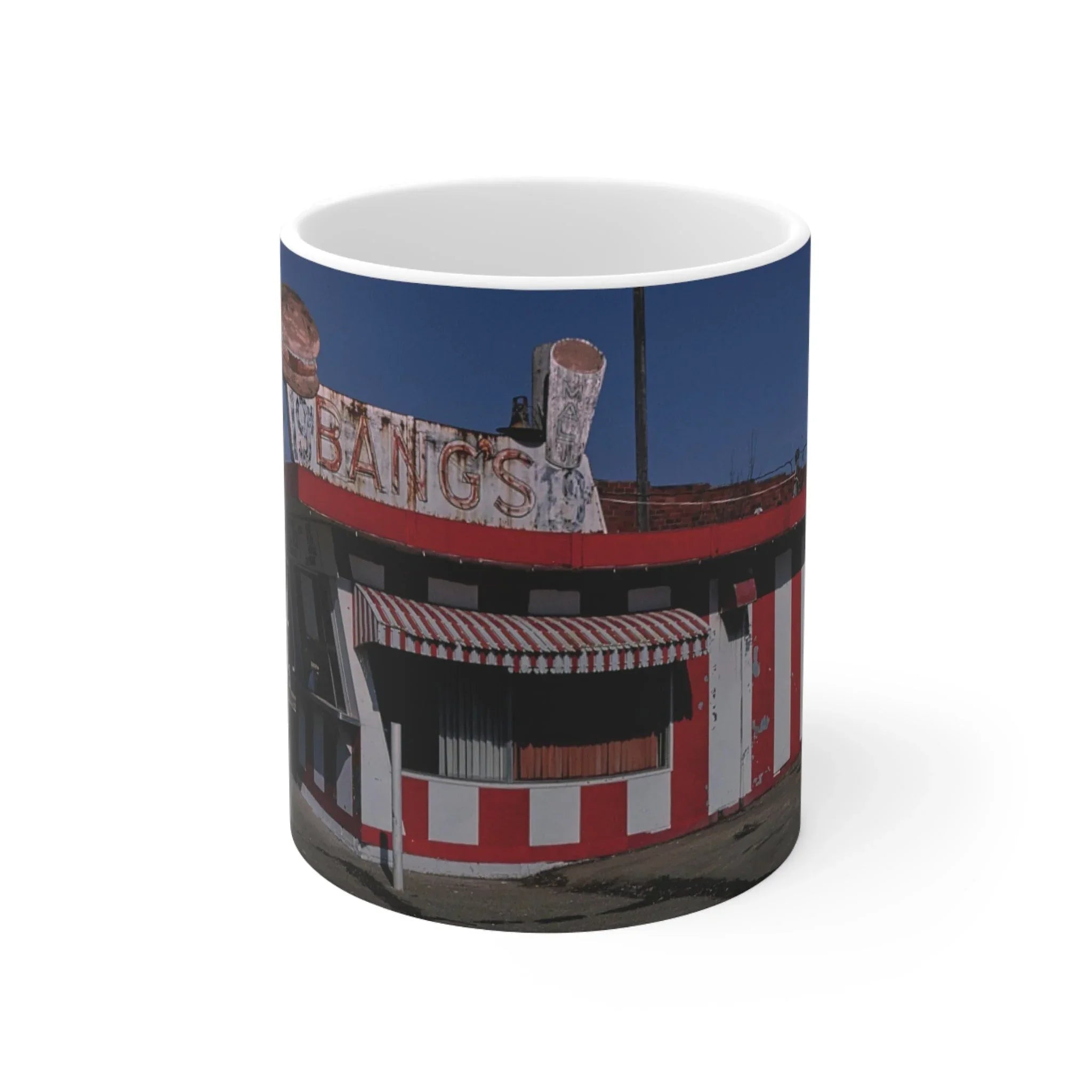ROADSIDE MUGS - Bangs Diner Ceramic Mug 11oz - BIG FRENCHIES