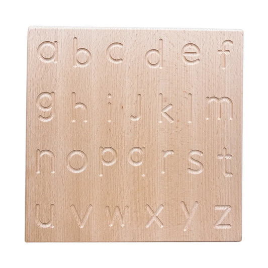 Reversible Alphabet Wooden Tracing Board – ABC Upper & Lowercase Learning Aid - BIG FRENCHIES