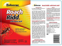 Enforcer Roach Ridd with Boric Acid 16 oz Roach Ant Silverfish Killer Powder