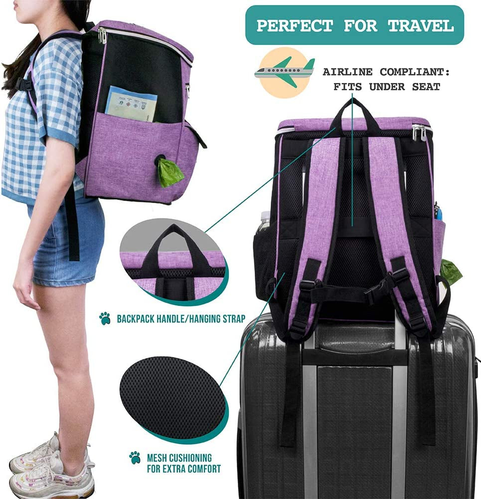 Dog Travel Bag Backpack - BIG FRENCHIES