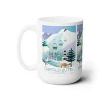 Crested Butte (Winter) Ceramic Mug 11oz or 15oz - BIG FRENCHIES