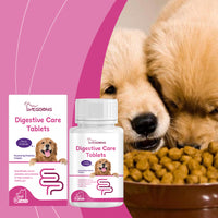 Dog Pre & Probiotic Digestive Care Tablets, Gut Health Supplement For Dogs, Supports Digestion, Immunity, Skin & Vision 