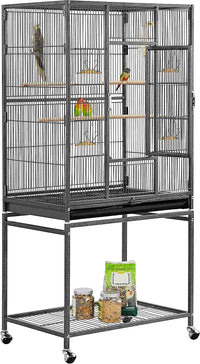 54-Inch Wrought Iron Standing for Large Parrot - BIG FRENCHIES