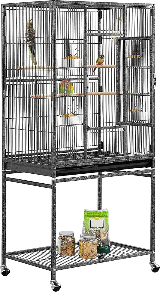 54-Inch Wrought Iron Standing for Large Parrot - BIG FRENCHIES