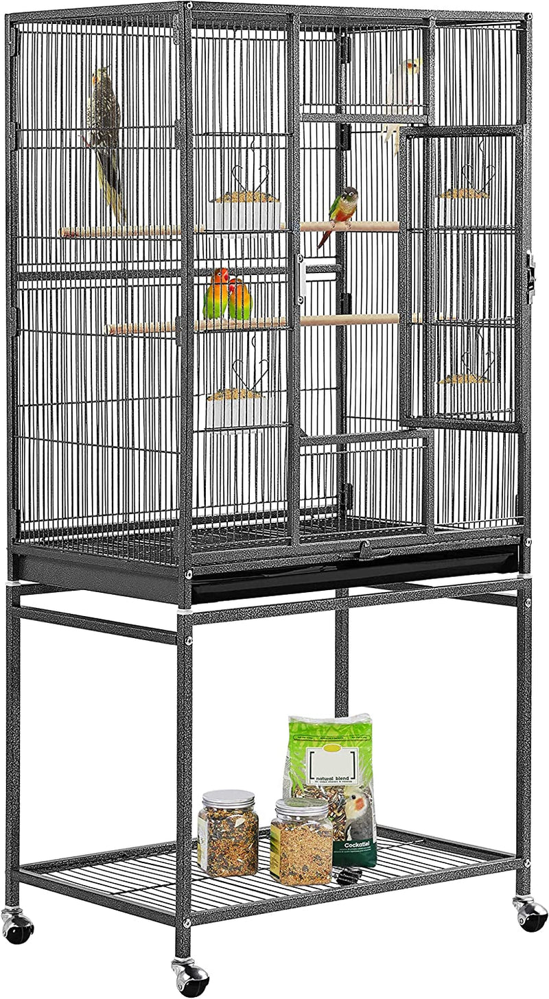 54-Inch Wrought Iron Standing for Large Parrot - BIG FRENCHIES