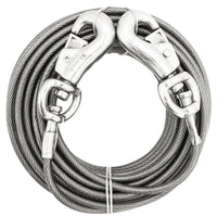 Dog Boss Pet Super Beast Xxl Twin-swivel Vinyl Coated Tie-outs 40ft Up 250lbs