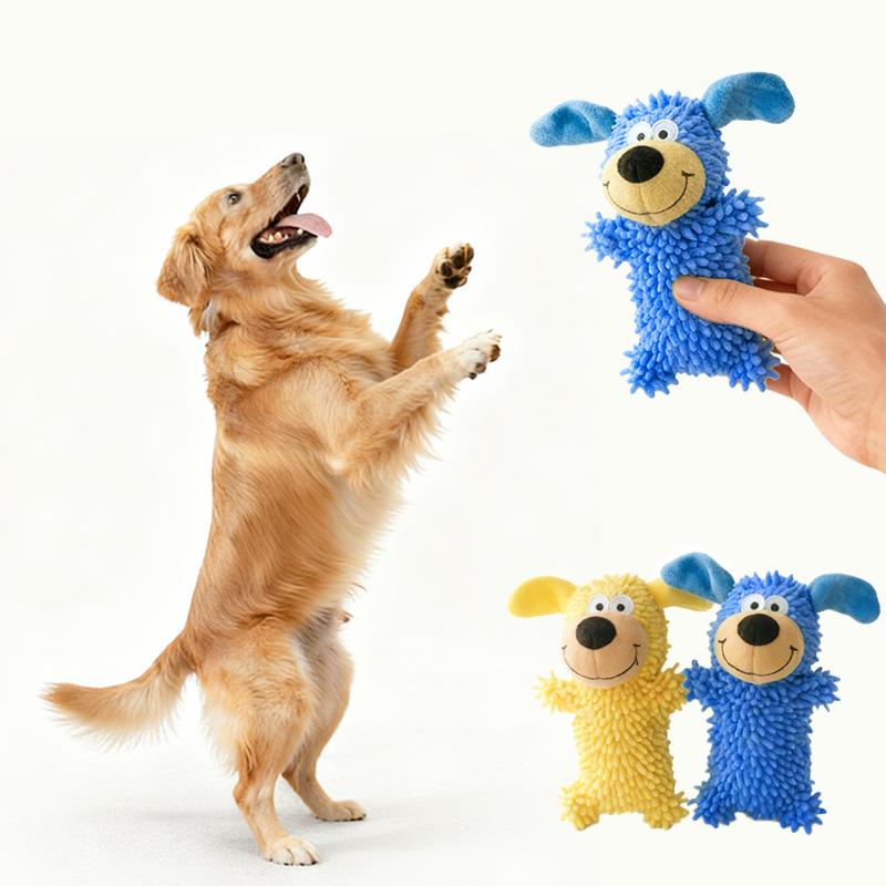 Screaming Dog Toy Blue Dog Teeth Cleaning Interactive Companion Vocal Cleaning Oral Sound Boredom Relief Toy Dog Christm