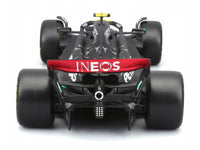 Mercedes-AMG F1 W14 E Performance #44 Lewis Hamilton "Petronas" Formula One F1 "World Championship" (2023) with Driver Figure "Race" Series 1/24 Diecast Model Car by Bburago
