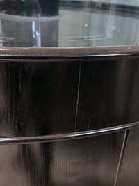 280g GLASS Cylinder Reef-Ready 48"x48"x36"H in Abyss Black Display Model