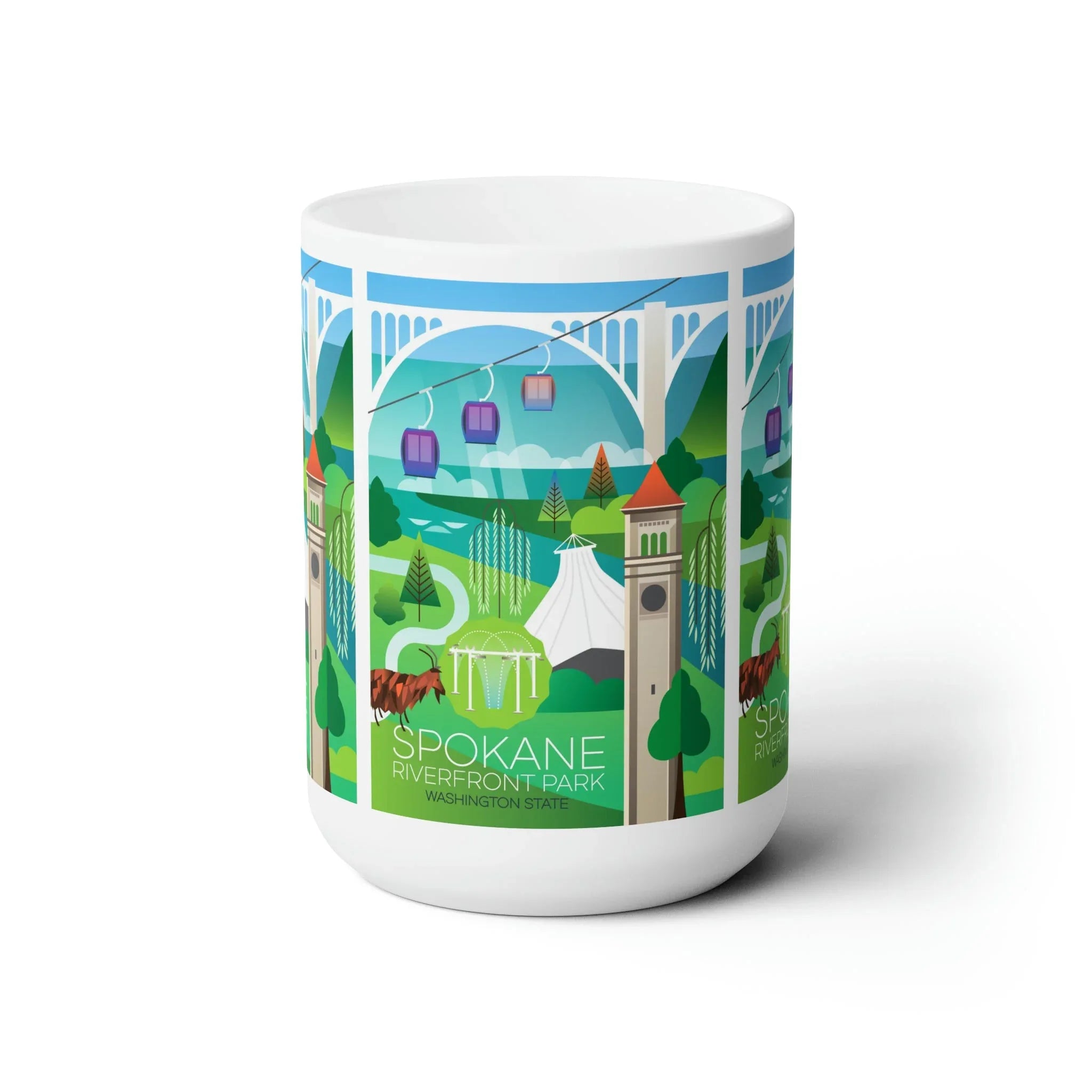 Spokane Ceramic Mug 11oz or 15oz - BIG FRENCHIES