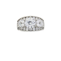 Natural Cubic Zirconium CZ SS Bridal Sterling Silver