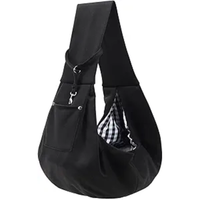 Dog Carrier Sling Reversible Puppy Carrier Purse With Storage Pocket, Hand Free Dog Sling Carrier For Carry Small Dogs A
