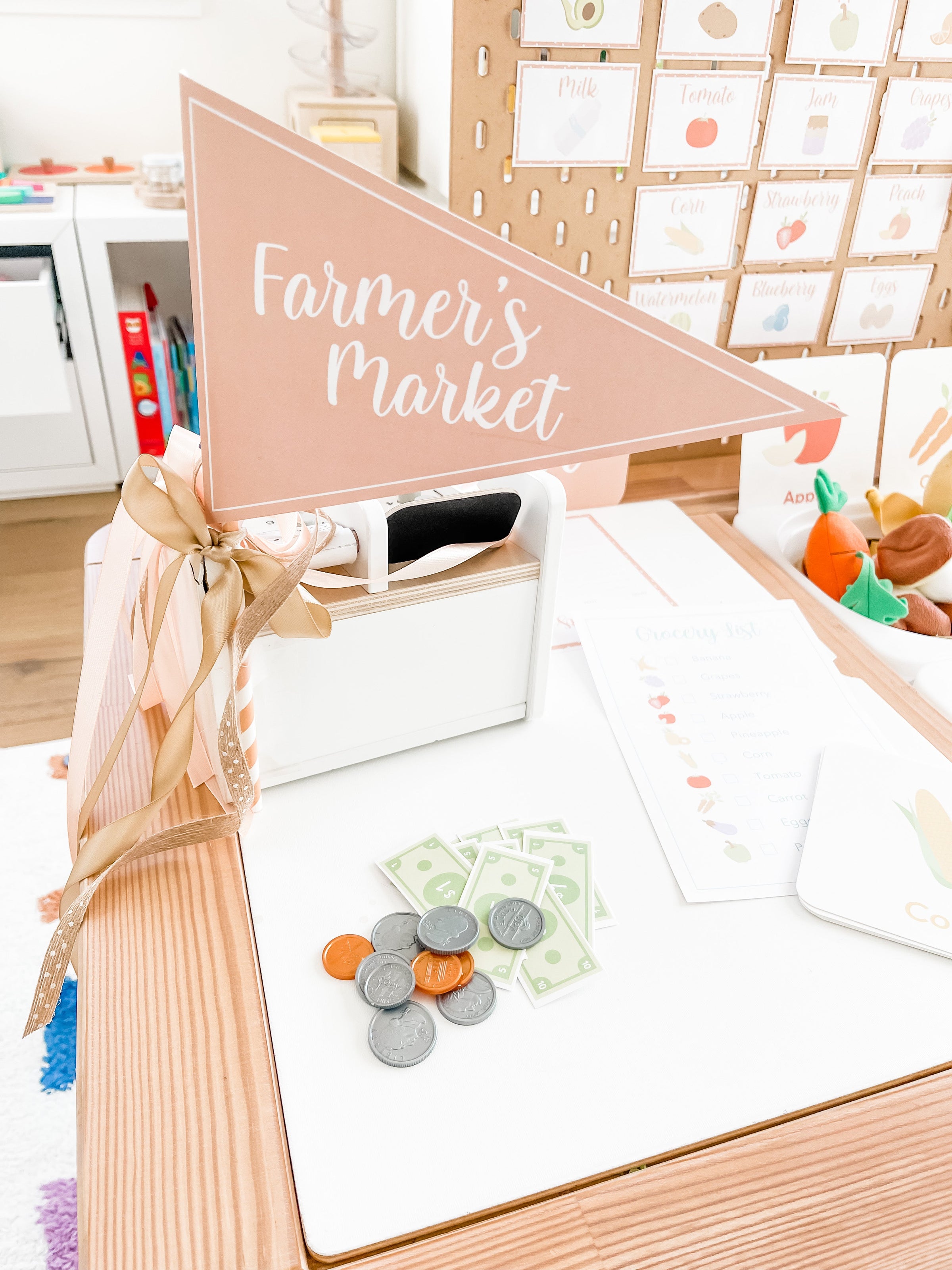 Farmer's Market Printable Dramatic Play