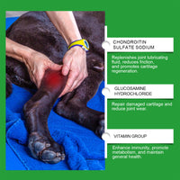 Dog Glucosamine Hip Joint Chews, Chondroitin Joint Support Supplements For All Breeds, Chicken Flavor Soft Chews To Reli