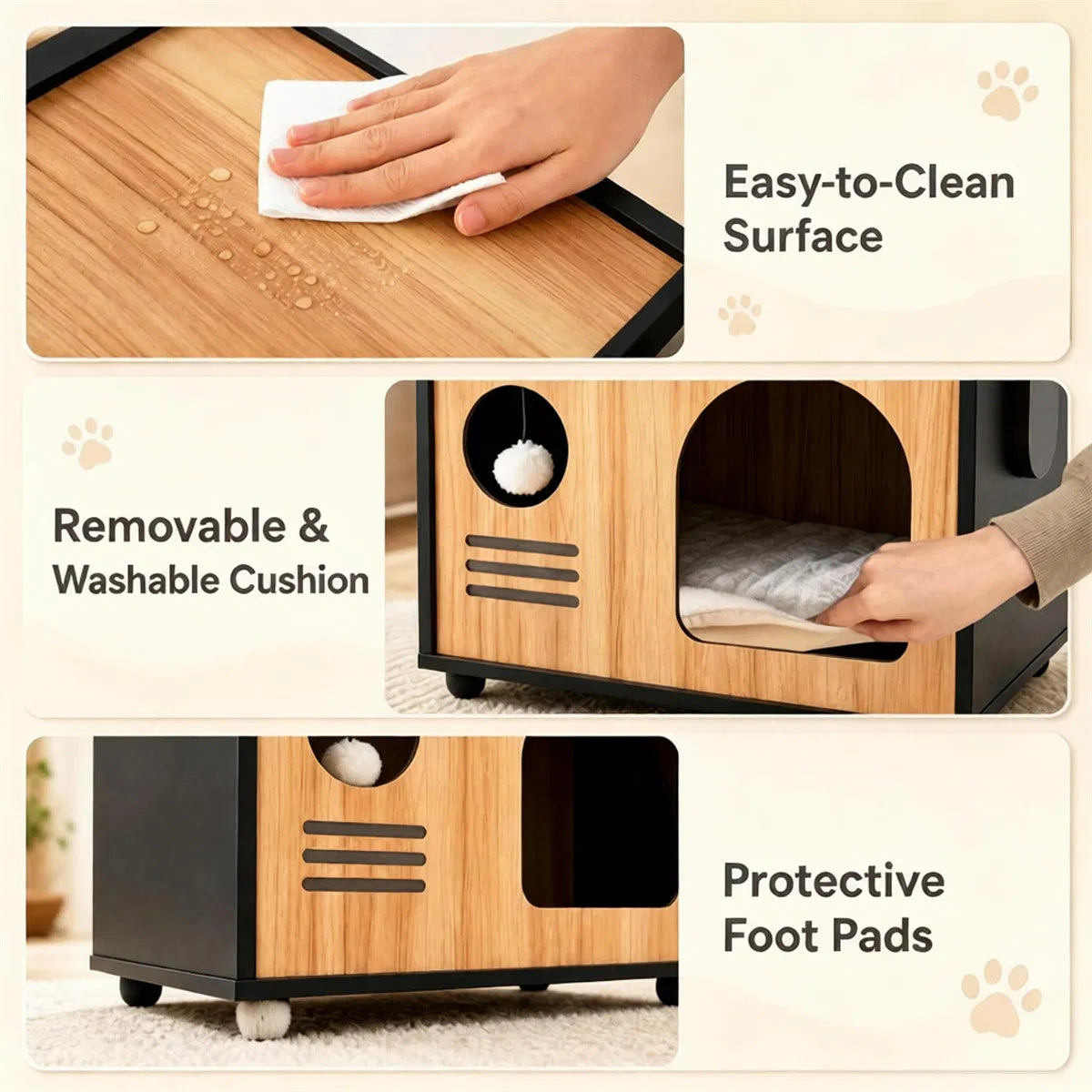 Cat and Dog Kennel Modern 19 Inches X 12 X 17.5