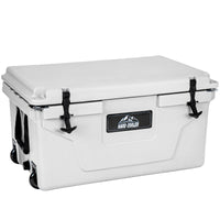 White outdoor Camping Picnic Fishing portable cooler 65QT Portable Insulated Cooler Box