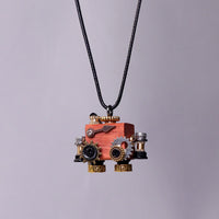 Handcrafted Wooden Bot Necklace, Keychain, or Mini Decor - BIG FRENCHIES