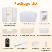 1Pc Smart Pet Water Fountain Automatic Cat Water Dispenser 4.5L Cordless Rechargeable Dog Water Fountain Self-Refill Wit