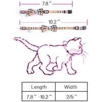 Cat Collars Breakaway With Cute Bow Bell 2 Pack Kitten Collar Plaid Cat Collar With Removable Bowtie Cat Collar For Cats