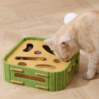 Eco-Friendly Cat Scratcher Toy With Interactive Balls KittenLounge Furniture Protector Multipurpose Cats Play Board ForP
