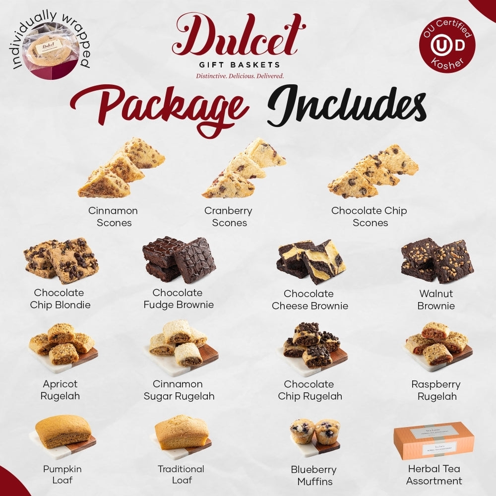 Deluxe Pastry and Tea Gift Set - BIG FRENCHIES