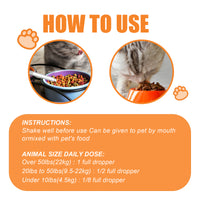 Pet Calming Hemp Oil For Dogs & Cats, Natural Anxiety Relief Supplement, Improve Appetite & Support Pet Health, 30ml