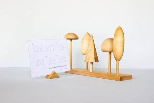 Wooden Stacking Toy Tree Crowns by Wooden Story - BIG FRENCHIES