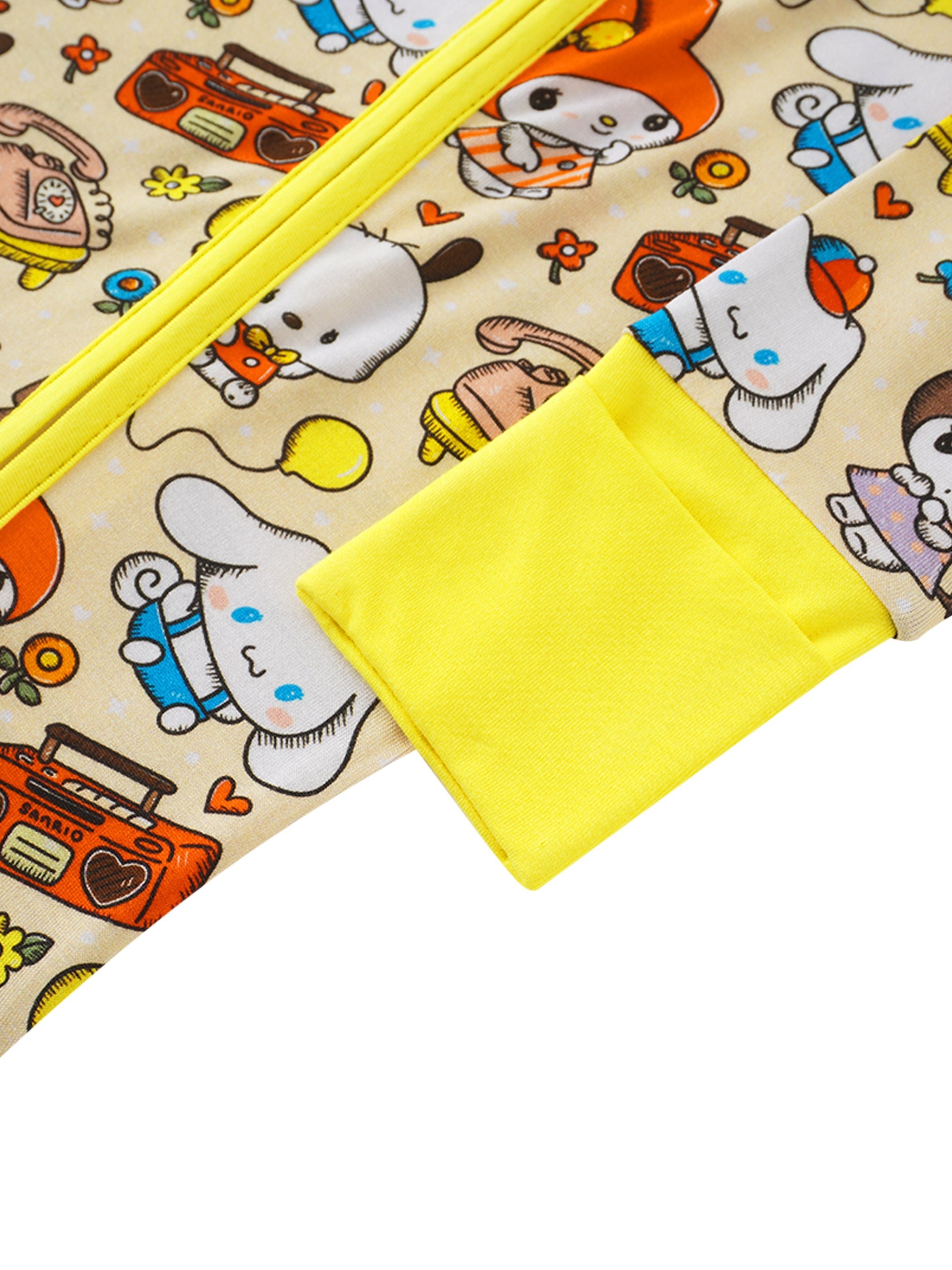 PoshTOT Sanrio Cinnamoroll Bamboo Baby Convertible Zippy Romper