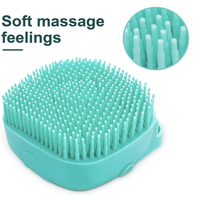 Pet Bath Massage Brush Puppy Dog Cat Grooming Cleaning Soft