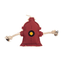 Country Living Canvas & Jute Fire Hydrant Dog Chew Toy – Durable, Safe and Non-Toxic - BIG FRENCHIES