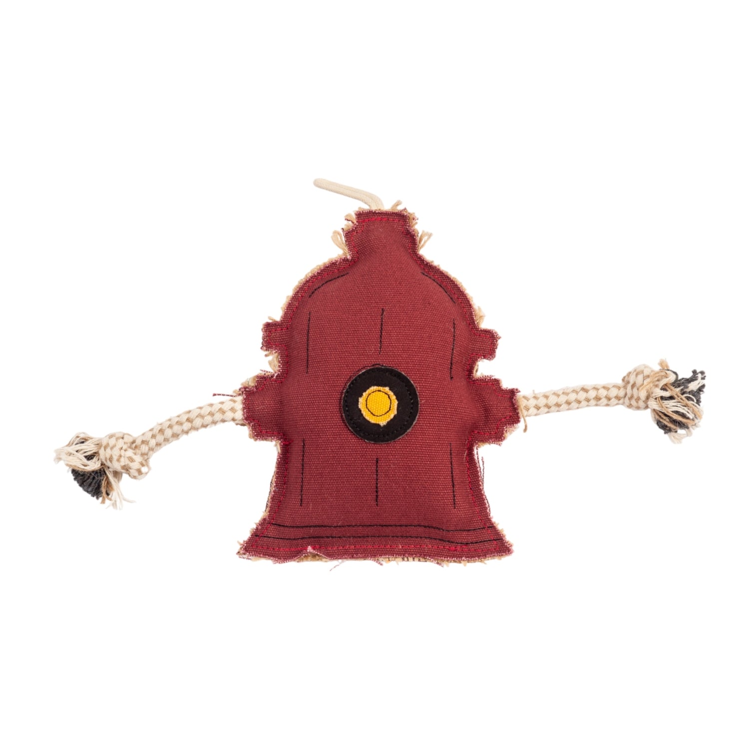 Country Living Canvas & Jute Fire Hydrant Dog Chew Toy – Durable, Safe and Non-Toxic - BIG FRENCHIES