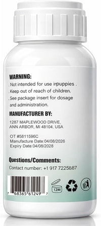 Liquid Dog Dewormer Hookworms Roundworms Lungworms Pinworms 120ml