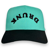 DRUNK HAT Upside Down Custom Embroidered Cap