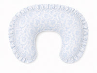 Blue Chinoiserie Ruffle Nursing Pillow Cover