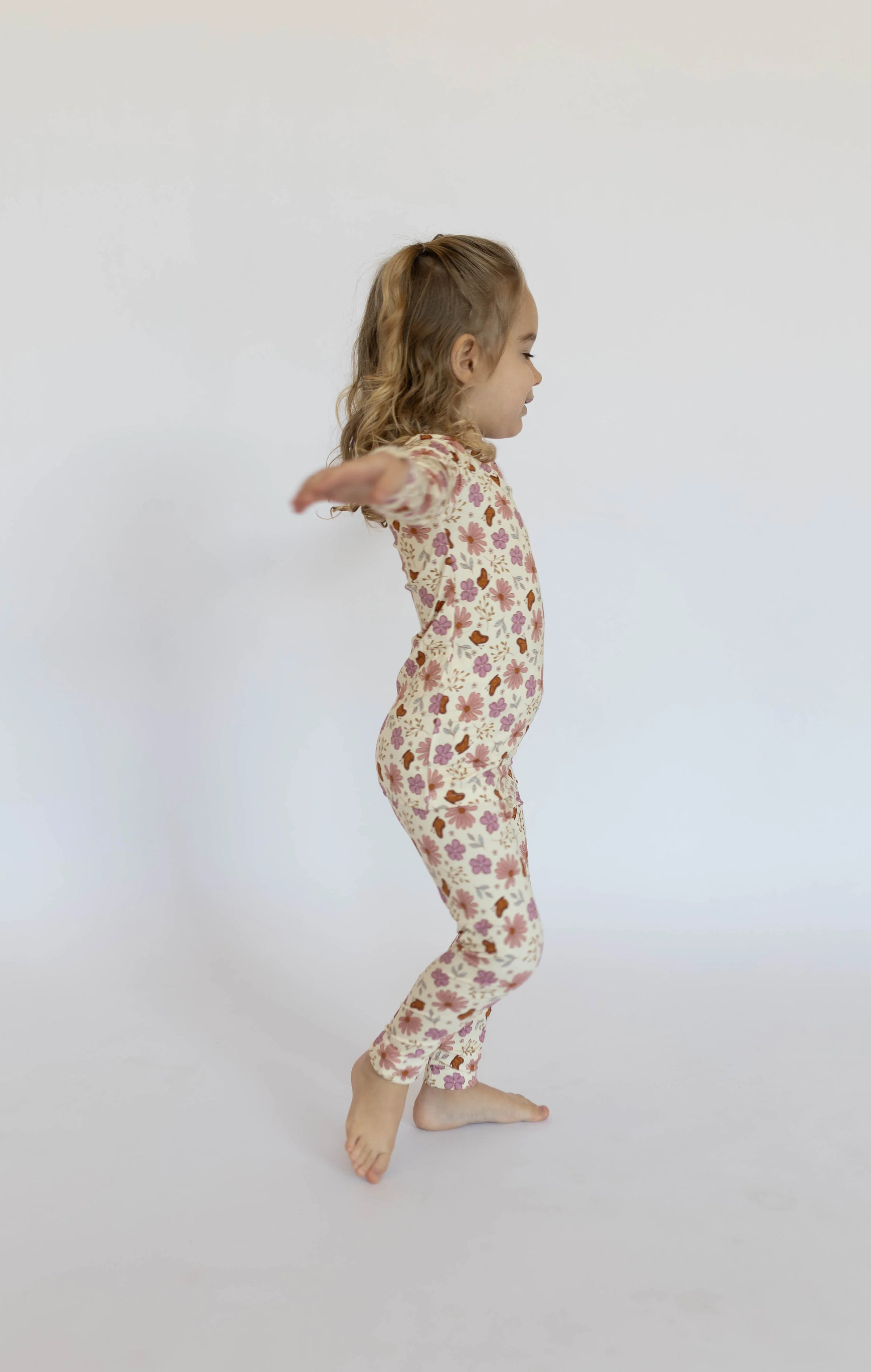 Floral Butterfly 2 piece PJ's - BIG FRENCHIES