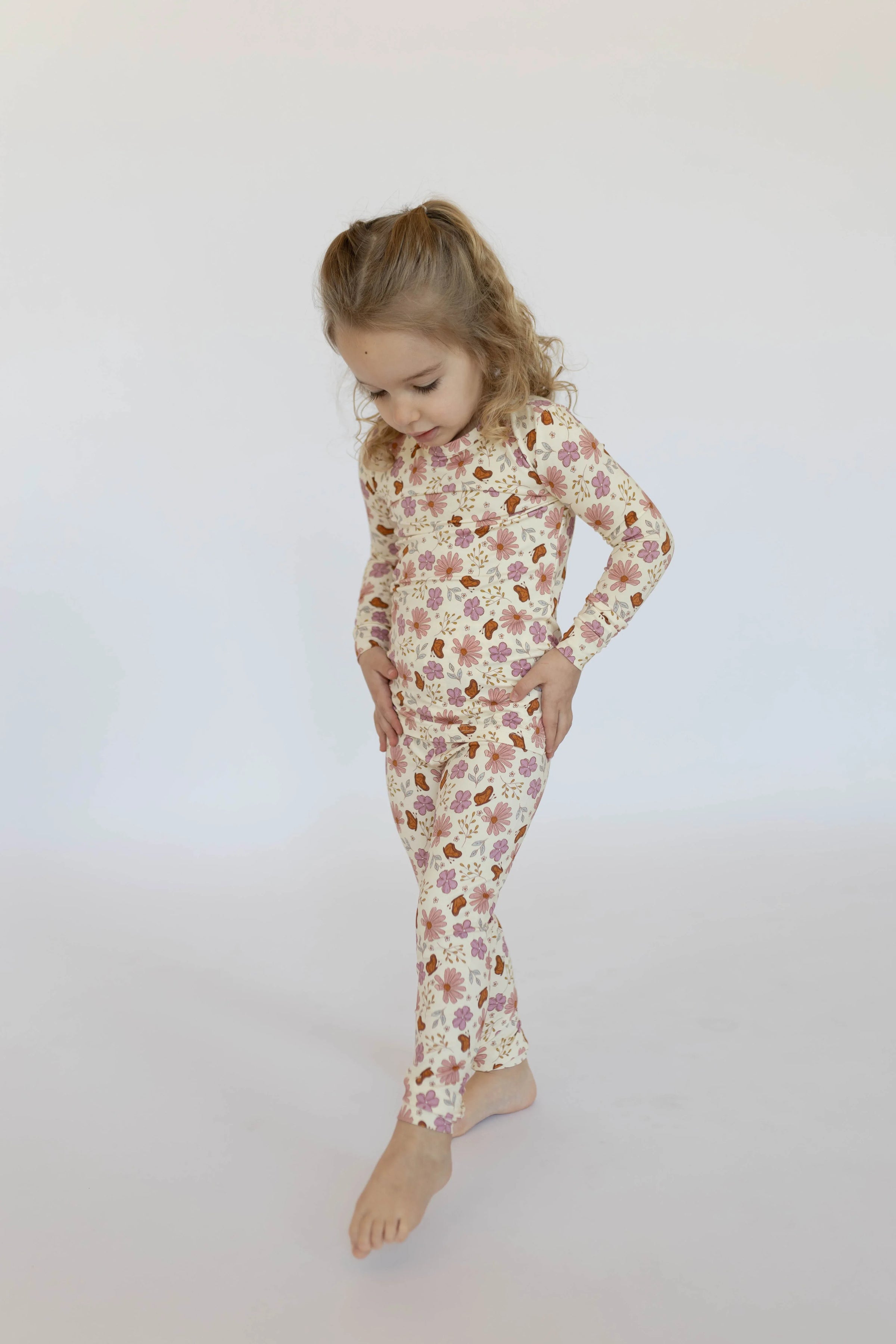 Floral Butterfly 2 piece PJ's - BIG FRENCHIES