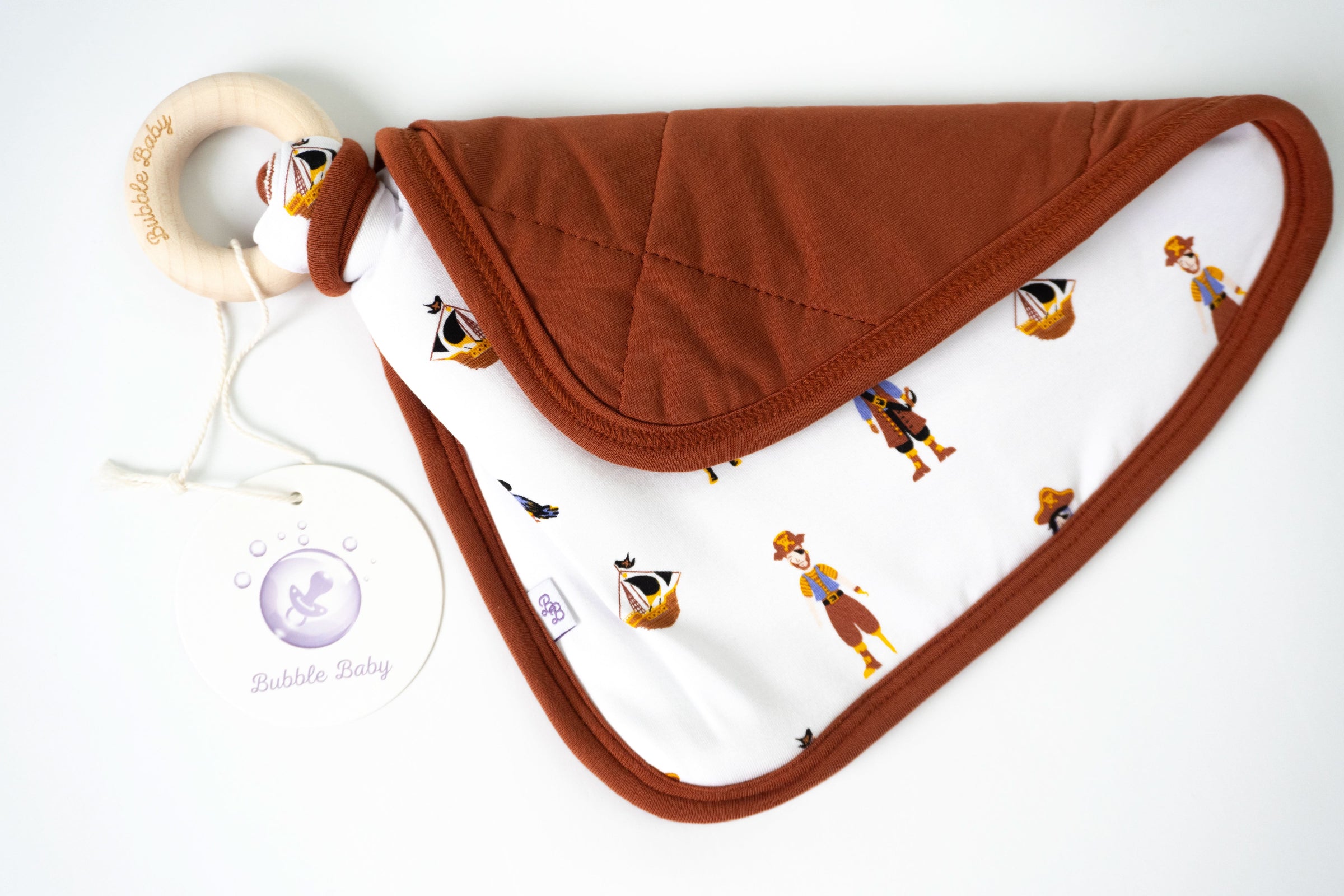 Pirate | Sprig Quilted Lovey - BIG FRENCHIES