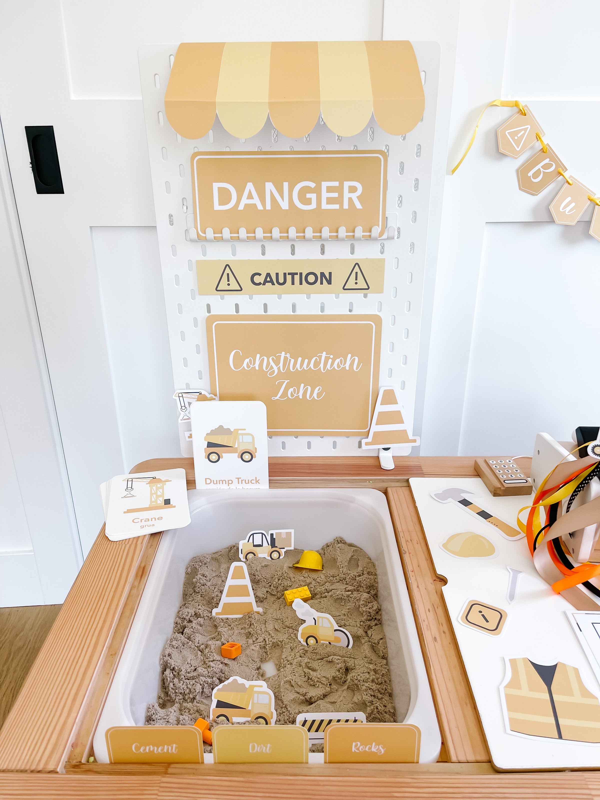 Construction Printable Dramatic Play Kit