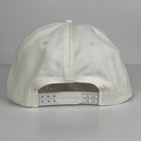 This is not a bald spot it’s a solar panel for brain power custom embroidered Twill White/Black Rope SnapBack cap hat
