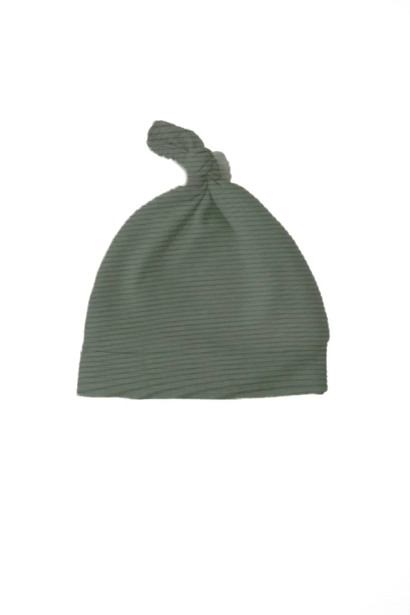 Moss Ribbed Knit Newborn Baby Knot Hat - BIG FRENCHIES